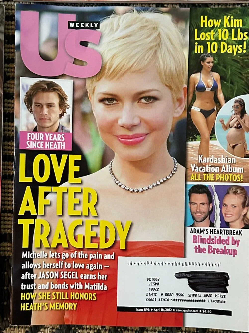 Vintage Lot of 6 US Weekly Magazines 2012 Celebrity Gossip Fashion Party Life